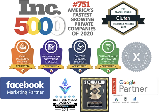Grow Smart Marketing Awards & Certificates